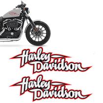 Adesivo Tanque Harley Davidson Dyna Super Glide 2009 - Par
