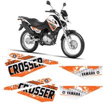 Adesivo Tanque Moto Yamaha Crosser Xtz 150 2014/2021 Laranja Adesivo Tanque Moto Yamaha Crosser Xtz 150 2014/2021 Laranja