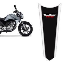 Adesivo Tanque Preto/Branco Moto Honda Cg Titan 160 2018/20
