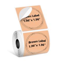 Adesivo térmico Circle Labels Phomemo Brown 50x50mm 140/Roll