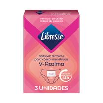 Adesivo Termico Libresse V-Acalma 3 Unidades Adesivo Termico Libresse V-Acalma 3 Unidades