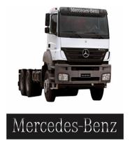 Adesivo Testeira Mercedes Benz Quebra Sol Caminhão 13x113cm - Resitank
