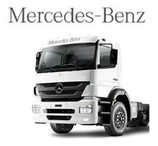 Adesivo Testeira Mercedes Benz Quebra Sol Caminhão Grafite - Resitank