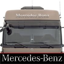 Adesivo Testeira Mercedes Benz Quebra Sol Caminhão PLOTADO Adesivo Testeira Mercedes Benz Quebra Sol Caminhão PLOTADO