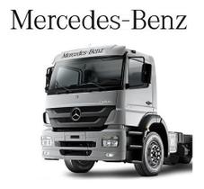 Adesivo Testeira Mercedes Benz Quebra Sol Caminhão Preto