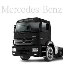 Adesivo Testeira Quebra Sol Caminhão Mercedes Benz Mb Prata