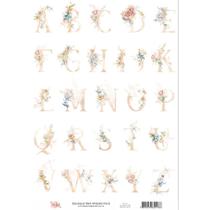 Adesivo Têxtil Arte Fácil Alfabeto Floral - DX-013
