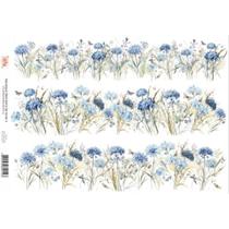 Adesivo Têxtil Arte Fácil Barra de Flores 3 - DX-014