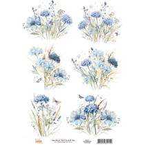 Adesivo Têxtil Arte Fácil Buquê Azul - DX-015 Adesivo Têxtil Arte Fácil Buquê Azul - DX-015