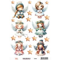 Adesivo Têxtil Arte Fácil Natal 12 - DX-094 Adesivo Têxtil Arte Fácil Natal 12 - DX-094