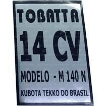 Adesivo Tobatta 14cv Modelo M140N Adesivo Tobatta 14cv Modelo M140N