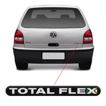 Adesivo Total Flex Gol G3 Vw Emblema Traseiro Resinado Adesivo Total Flex Gol G3 Vw Emblema Traseiro Resinado