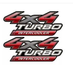 Adesivo Toyota Hilux 4x4 Turbo Intercooler Par 2010 4x4009