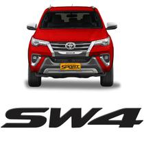 Adesivo Toyota Hilux Sw4 ParaChoque Dianteiro Preto Resinado