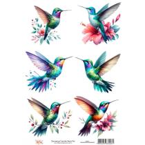 Adesivo Transfer Arte Fácil Beija-Flor - DT-008