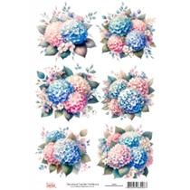 Adesivo Transfer Arte Fácil Hortência - DT-006