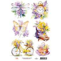 Adesivo Transfer Arte Fácil Lavanda - DT-036 Adesivo Transfer Arte Fácil Lavanda - DT-036