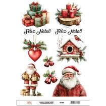 Adesivo Transfer Arte Fácil Natal 1 - DT-059 Adesivo Transfer Arte Fácil Natal 1 - DT-059