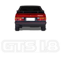 Adesivo Traseiro P/ Gol Gts 1.8 1988 Branco Genérico