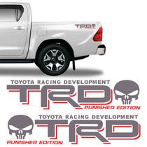 Adesivo Trd Punisher Edition P/ Hilux Grafite Genérico