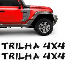 Adesivo Trilha 4x4 Troller T4 2015/2021 Faixa Capô Preto