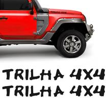 Adesivo Trilha 4x4 Troller T4 2015/2021 Faixa Capô Preto