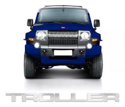 Adesivo Troller 2015/19 Novo Grade Frontal Cromado Resinado