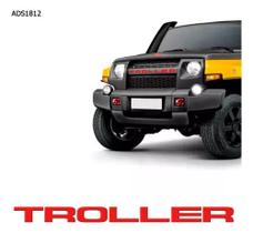 Adesivo Troller 2015/2019 Novo Grade Frontal Relevo Resinado