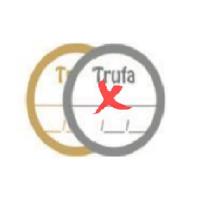 Adesivo Trufa Dourada C/100 Marques
