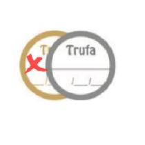 Adesivo Trufa Prata C/100 Marques