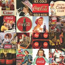 Adesivo ulejo Cozinha Coca Cola Vintage 16 un de 15X15cm - Shop Adesivos