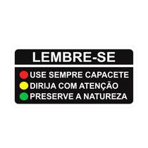 Adesivo Use Sempre Capacete Tanque Gasolina
