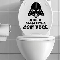 Adesivo Vaso Sanitário Tampa Caixa A Força Esteja Com Você Adesivo Vaso Sanitário Tampa Caixa A Força Esteja Com Você