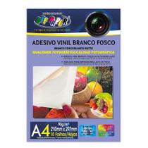 Adesivo Vinil Branco Fosco A4 Off Paper 90g C/10 Folhas
