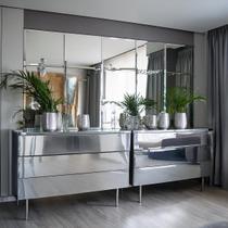 Adesivo Vinil Cromado Prata Semi Espelhado Geladeira 3mX50cm