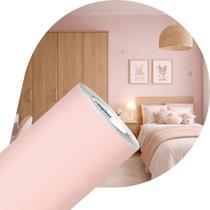 Adesivo Vinil Fórmica Rosa Claro 0,61x5m Envelopar Ambientes