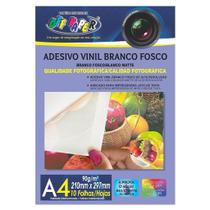 Adesivo Vinil Fosco Branco A4 90g 10 Fls Adesivo Vinil Fosco Branco A4 90g 10 Fls