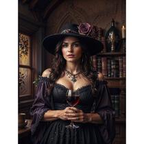 Adesivo Vinil Impermeável Pomba Gira Maria Mulambo 10x6,5 cm