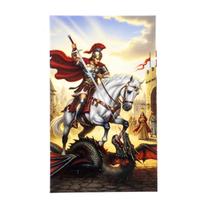 Adesivo Vinil Impermeável São Jorge Guerreiro Realista 10 cm