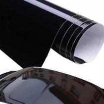 Adesivo Vinil Lavável Black Piano Envelopamento Automotivo Autocolante Móveis Geladeira Preto Laca