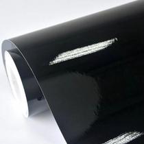 Adesivo Vinil Lavável Preto Black Piano Envelopamento Automotivo Autocolante Móveis Decoração Laca