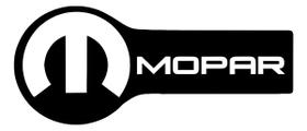 Adesivo Vinil Resinado Logo Mopar 15x6cm Compatível