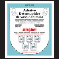 Adesivo Vinil Vaso Para Desentupir 5 UNIDADES Adesivo Vinil Vaso Para Desentupir 5 UNIDADES