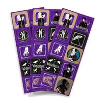 Adesivo Wandinha Addams Quadrado - Festcolor 30Un