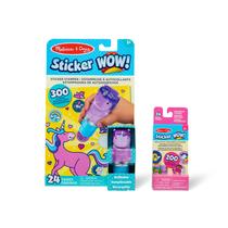 Adesivo Wow! Pacote de unicórnio roxo Melissa e Doug Adesivo Wow! Pacote de unicórnio roxo Melissa e Doug