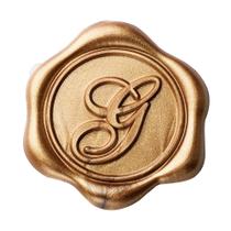 Adesivo Yoption Initial G Adhesive Wax Seal 50 unidades de bronze 3 cm à prova d'água Adesivo Yoption Initial G Adhesive Wax Seal 50 unidades de bronze 3 cm à prova d'água