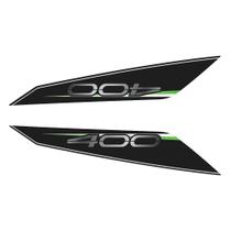 Adesivo Z-400 2020 Compatível Lateral Rabeta Resinado para Motocicletas