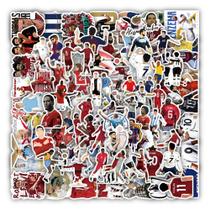 Adesivos 100 unidades/lote Footballs Stars em vinil impermeável Anime S