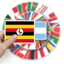 Adesivos: 105 peças, bandeira nacional, anime, decalques de desenhos animados, PVC Adesivos: 105 peças, bandeira nacional, anime, decalques de desenhos animados, PVC