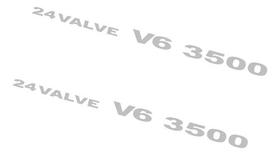 Adesivos 24 Valve V6 Pajero 3500 Em Cinza Claro P35004 Adesivos 24 Valve V6 Pajero 3500 Em Cinza Claro P35004